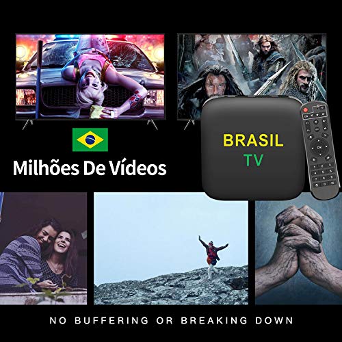 2023 Brazil IPTV Box with 2GB RAM 16GB ROM DDR HDMI TF H.265 HEVG DuoBand WiFi 2.4G/5G 6k Video Supported