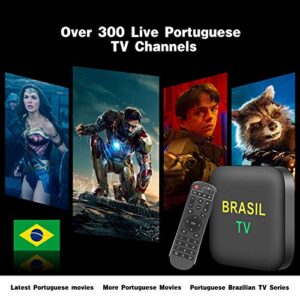 2023 Brazil IPTV Box with 2GB RAM 16GB ROM DDR HDMI TF H.265 HEVG DuoBand WiFi 2.4G/5G 6k Video Supported