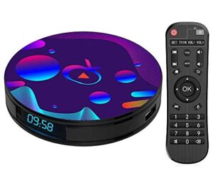 android 10.0 tv box with 4gb ram 64gb rom mxiii pro rk3318 built in bt 4.1 support dual-wifi 2.4ghz/5ghz full hd 4k support 3d wifi vp9 hdr h.264