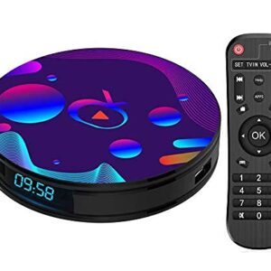 Android 10.0 TV Box with 4GB RAM 64GB ROM MXIII Pro RK3318 Built in BT 4.1 Support Dual-WiFi 2.4GHz/5GHz Full HD 4K Support 3D WiFi VP9 HDR H.264