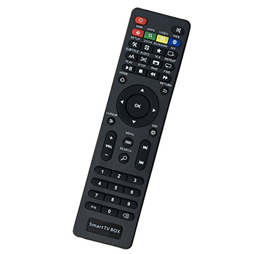 Amiroko Replacement Remote Control Work for T95, T10, T10 Plus, T8 Pro, T95Z Pro, T95K Pro, T95V Pro, T95U Pro, T95W Pro, QBox Android TV Box IPTV Media Player (Not Compatible with Other Model TV Box)