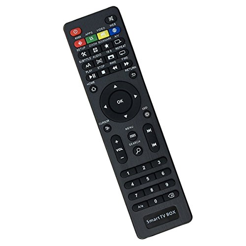 Amiroko Replacement Remote Control Work for T95, T10, T10 Plus, T8 Pro, T95Z Pro, T95K Pro, T95V Pro, T95U Pro, T95W Pro, QBox Android TV Box IPTV Media Player (Not Compatible with Other Model TV Box)