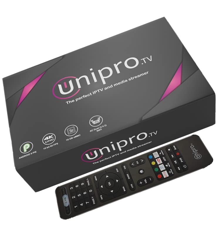 Unipro.Tv Unipro 3.0 4k UHD Android Box