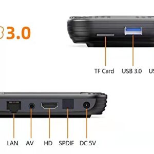 Android 11.0 TV Box 4GB RAM 64GB ROM TV Box MXIII X4 Amlogic S905X4 64-bit Quad Core with Dual Wi-Fi 2.4G/5.0G, BT 4.0/ 3D Ultra HD 8K/ H.265/ 1000M LAN/ USB 3.0 Smart TV Box