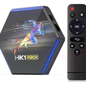 Android 11.0 TV Box 4GB RAM 64GB ROM HK1 Box R2 Smart TV Box RK3566 Quad-Core 8K/1000M LAN/1080P/USB 3.0/H.265/WIFI 2.4G/5G BT 4.1 Android TV Box Media Player