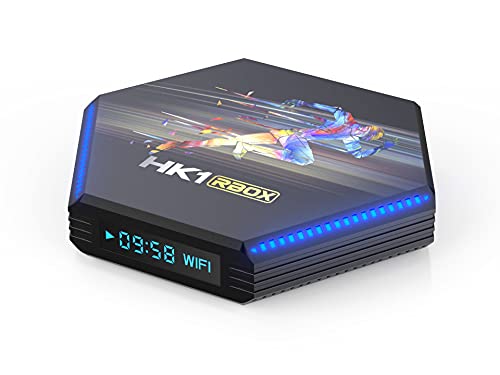 Android 11.0 TV Box 4GB RAM 64GB ROM HK1 Box R2 Smart TV Box RK3566 Quad-Core 8K/1000M LAN/1080P/USB 3.0/H.265/WIFI 2.4G/5G BT 4.1 Android TV Box Media Player