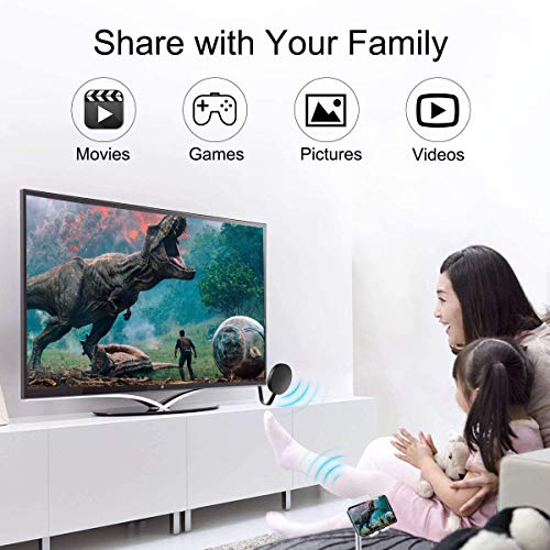 Doofany Wifi Display Dongle, Wireless HDMI Adapter Compatible with Android/iPhone/iPad/Pixel/Nexus/Mac/Windows to Stream Video Picture Files to TV Projector