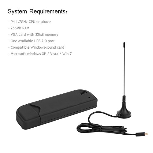 TV Receiver, USB HD TV Turner,Mini ISDB-T Laptop Digital TV Stick Tuner Recorder Receiver