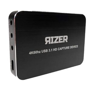 rizer usb 3.1 hd video capture device hdmi for livestreaming