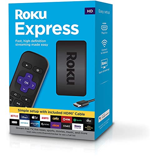Roku 3930S2X Express+ HD Streaming Media Player - (Renewed), CRTROKU3931XB