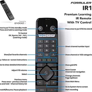 Package of 2 - Formuler Z10 Android 10 Dual Band 5G 2GB Ram 8GB ROM 4K + Extra Magnetic Car Mount + Extra Luminous Remote Control Pack of 2