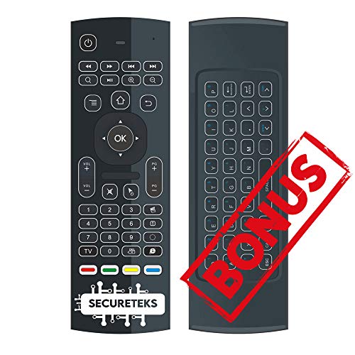 New 2021 Formuler CC 4K Hybrid UHD + ATSC Ultra Media Receiver 2GB Ram 16GB Memory+ Bonus Secureteks Premium AirMouse with Keyboard and Backlit.