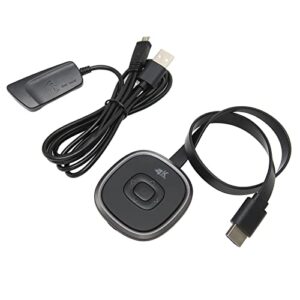 wifi display dongle, 2.4g 5g unique look wireless display adapter black prevent interference same screen 0 delay for hdtv