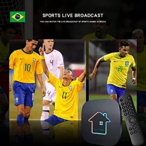 2023 Newest H8 HTV8, HTV 7 Updated Box IPTV Brazil More Videos 8K HDR Image Android 11 HDMI 2.0 LAN Multi-Media