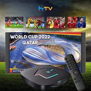 2023 Newest H8 HTV8, HTV 7 Updated Box IPTV Brazil More Videos 8K HDR Image Android 11 HDMI 2.0 LAN Multi-Media