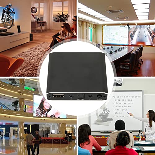 HD Multimedia Interface Media Player, Infrared Remote Control Mini JEDXMP029 Digital Media for Monitor (US Plug)