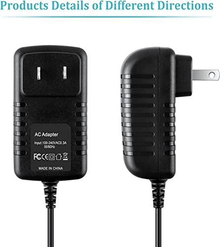 Guy-Tech AC/DC Adapter Compatible with M8 Amlogic S802 Quad Core Bluetooth WiFi XBMC Streaming Player Hdmi Android Ethernet TV Box Power Supply Cord