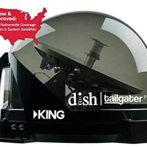 Dish DTP4900 Bundle Tailgater PRO Premium Satellite TV Antenna w/ 2 Wally Receivers & 1 DVR Upgrade