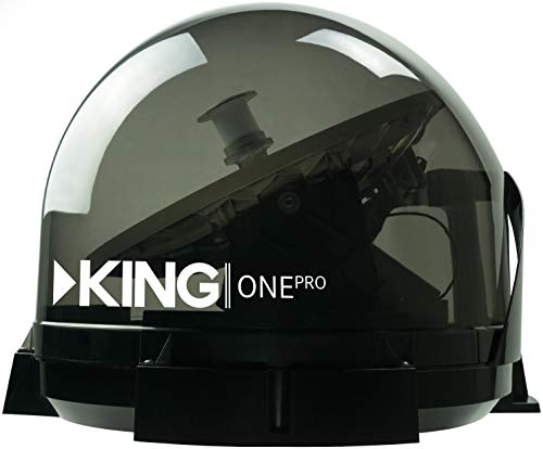 KING KOP4800 One Pro Premium Satellite TV Antenna - Works with Dish, DIRECTV, or Bell (Canada)