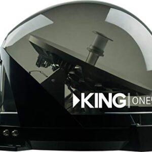 KING KOP4800 One Pro Premium Satellite TV Antenna - Works with Dish, DIRECTV, or Bell (Canada)