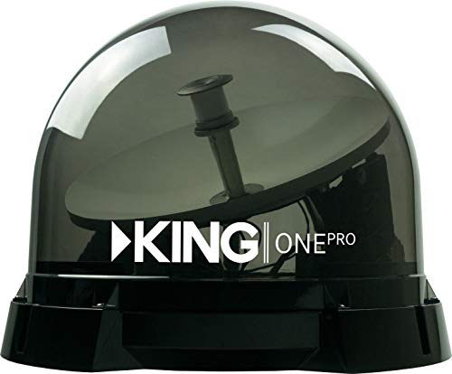 KING KOP4800 One Pro Premium Satellite TV Antenna - Works with Dish, DIRECTV, or Bell (Canada)