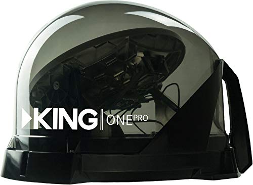 KING KOP4800 One Pro Premium Satellite TV Antenna - Works with Dish, DIRECTV, or Bell (Canada)