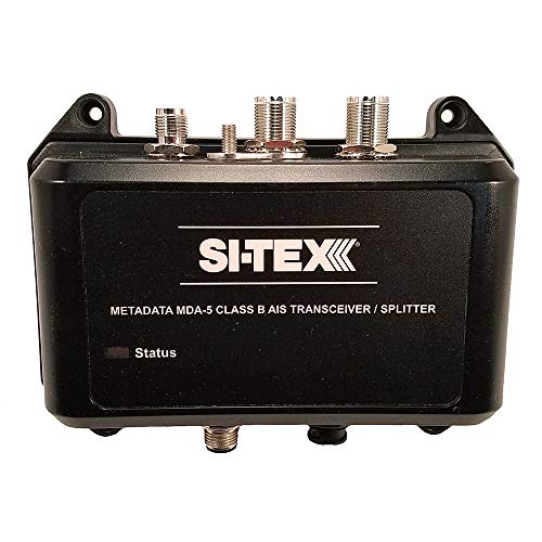 Si-tex MDA-5H 6.8 x 5.0 x 2.0 in. Hi-Power 5w Sotdma Class B AIS Transceiver with Built-in Antenna Splitter Without Wi-Fi