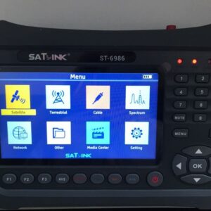 SATLINK ST-6986 Satellite TV Receiver DVB-S/S2/T/T2/C Combo Meter MPEG-4 HD H.265 (10bits) Spectrum Spectrum Analyzer Digital Satellite Finder Meter