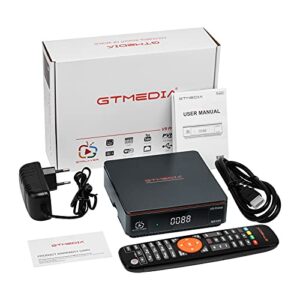 GT MEDIA V9 Prime Digital Satellite Receiver H.265 FTA Free to Air DVB-S/S2/S2X 10bit HEVC Built-in 2.4G WiFi Support CA Card, Biss Auto Roll.