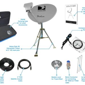 DIRECTV Swim Mobile RV Portable Satellite Dish Tripod Kit SWM SL3S