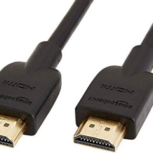 Amazon Basics High-Speed HDMI Cable (18Gbps, 4K/60Hz) - 3 Feet, Black