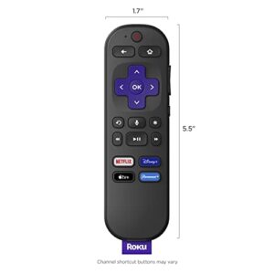 Roku Voice Remote (Official) for Roku Players, Roku Audio, and Roku TV