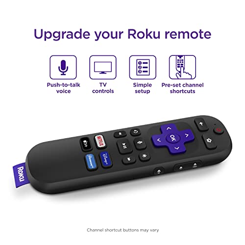 Roku Voice Remote (Official) for Roku Players, Roku Audio, and Roku TV