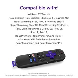 Roku Voice Remote (Official) for Roku Players, Roku Audio, and Roku TV