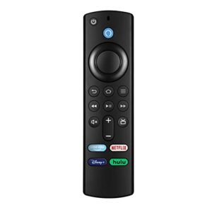 replacement new voice remote (3rd gen) compatible fire tv stick (2nd gen, 3rd gen, lite, 4k) fire tv cube (1st gen and later) and fire tv (3rd gen)