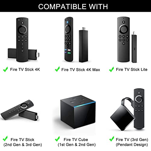 Replacement New Voice Remote (3rd GEN) Compatible Fire TV Stick (2nd Gen, 3rd Gen, Lite, 4K) Fire TV Cube (1st Gen and Later) and Fire TV (3rd Gen)