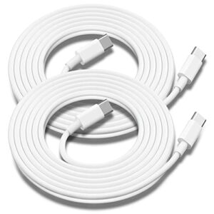 apple usb c to usb c charging cable 10ft 60w 2pack, fast long charger cord for macbook pro/2019/2018/2017/2016/ipad air 4/5, ipad mini 6,ipad pro 12.9/11 usb type c