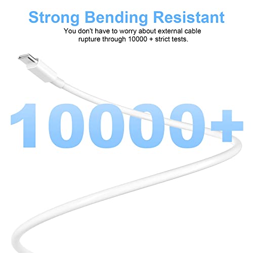 Apple USB C to USB C Charging Cable 10ft 60W 2Pack, Fast Long Charger Cord for MacBook Pro/2019/2018/2017/2016/IPad Air 4/5, iPad Mini 6,iPad Pro 12.9/11 USB Type C