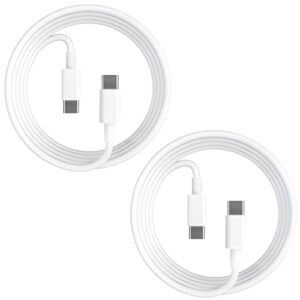 apple usb c to usb c cable 10ft 100w,2 pack, fast charger cord for apple macbook pro/2019/2018/2017/2016/ipad air 4/5, ipad mini 6,ipad pro 12.9/11 usb type c