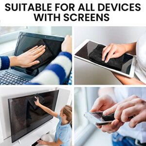 Screen Cleaner Spray (16oz) - Large Screen Cleaner Bottle - TV Screen Cleaner, Computer Screen Cleaner, for Laptop, Phone, Ipad - Computer Cleaning kit Electronic Cleaner - Microfiber Cloth Wipes