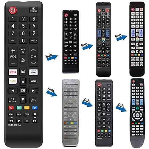 Newest Universal Remote Control for All Samsung TV Remote Compatible All Samsung LCD LED HDTV 3D Smart TVs Models