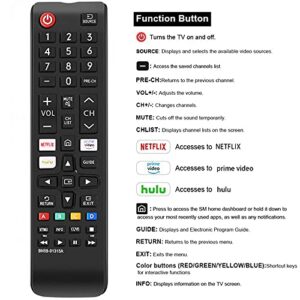 Newest Universal Remote Control for All Samsung TV Remote Compatible All Samsung LCD LED HDTV 3D Smart TVs Models