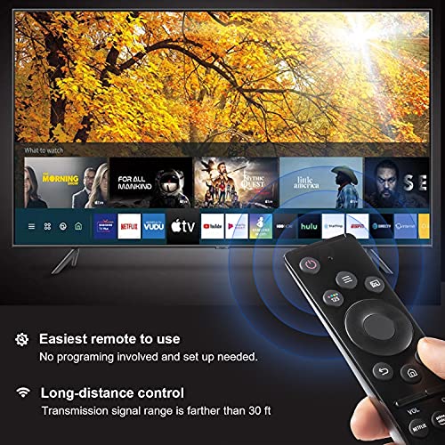 Universal Remote-Control for Samsung Smart-TV, Remote-Replacement of HDTV 4K UHD Curved QLED and More TVs, with Netflix Prime-Video Buttons