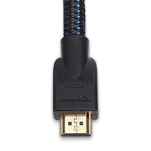 Amazon Basics High-Speed HDMI Cable (18Gbps, 4K/60Hz) - 15 Feet, Nylon-Braided