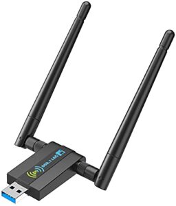 wireless usb wifi adapter for pc: 1300mbps wifi usb, 802.11ac wifi adapter for desktop pc, dual band wifi dongle wireless adapter for win7 8 10 11 xp mac linux, usb computer network adapters