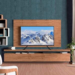 WALI Universal TV Stand Tabletop, for Most 22 to 65 inch LCD Flat Screen TV, VESA up to 800 by 500mm (TVS001), Black