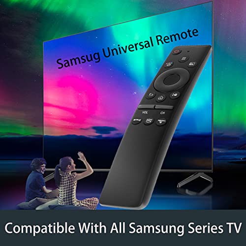 Universal Remote Control Compatible for Samsung Smart-TV LCD LED UHD QLED 4K HDR TVs, with Netflix, Prime Video Buttons