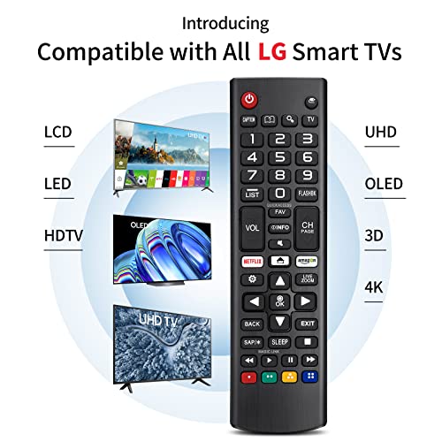 Universal Remote Control for LG Smart TV Remote Control All Models LCD LED 3D HDTV Smart TVs AKB75095307 AKB75375604 AKB74915305