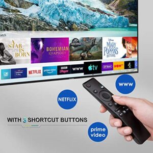 Universal Remote Control Compatible for All Samsung TV LED QLED UHD SUHD HDR LCD Frame Curved Solar HDTV 4K 8K 3D Smart TVs, with Buttons for Netflix, Prime Video, WWW