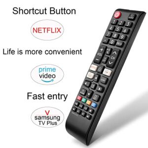 Universal for Samsung Smart TV Remote Control Replacement for All Samsung TV Series Remote with Quick Function Buttons for Netflix, Prime Video and Samsung TV Plus